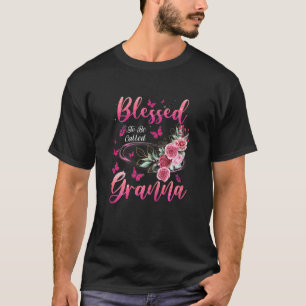 Womens Blessed To Be Called Granna Cute Girls Wome T-Shirt