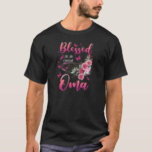 Womens Blessed To Be Called Oma Cute Girls Women M T-Shirt