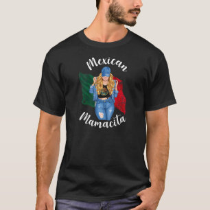 Womens Blonde Mexican Mamacita Mexico Mum Mamma Yo T-Shirt