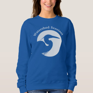 Women's blue sweatshirt 