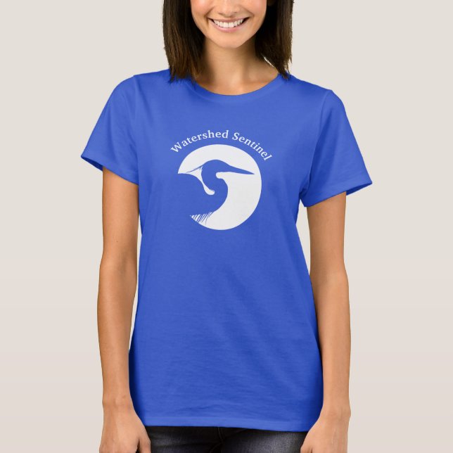 Women's blue t-shirt  (Front)