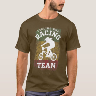 Womens BMX Bike Guinea Flag Biking Cycling Racing T-Shirt