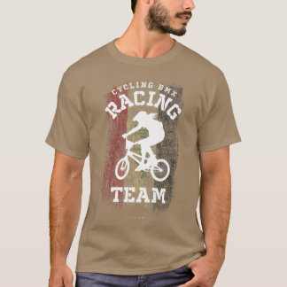 Womens BMX Bike Iraq Flag Biking Cycling Racing BM T-Shirt