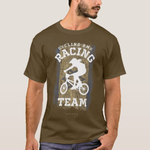 Womens BMX Bike Israel Flag Biking Cycling Racing T-Shirt