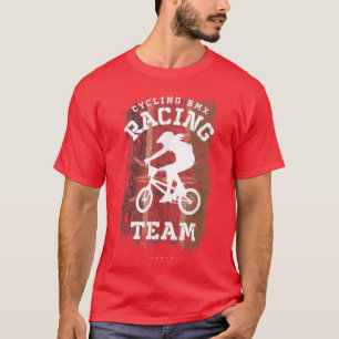 Womens BMX Bike Kenya Flag Biking Cycling Racing B T-Shirt