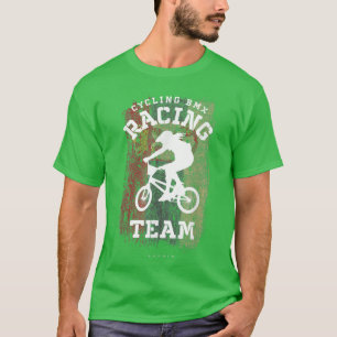 Womens BMX Bike Serbia Flag Biking Cycling Racing T-Shirt