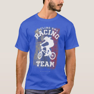 Womens BMX Bike Slovenia Flag Biking Cycling Racin T-Shirt