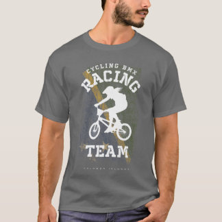 Womens BMX Bike Solomon Islands Flag Biking Cyclin T-Shirt