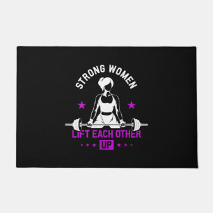 Womens Bodybuilding Gym Workout And Funny Training Doormat