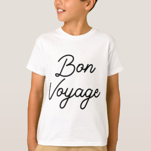 Womens Bon Voyage Good Trip Vacation Travel Best G T-Shirt