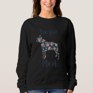 Womens Boston Terrier For Bostie Mum Dog Mama Sweatshirt