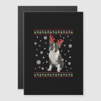 Womens Boston Terrier Xmas Ugly Christmas Sweater