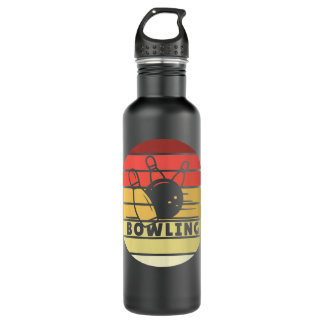 Womens Bowling Retro Style Vintage 1238 710 Ml Water Bottle