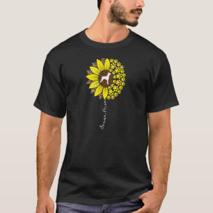Womens Boxer Mum For Women Sunflower Boxer Dog Ow T-Shirt