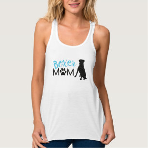 Women's Boxer Mum Racerback Tank