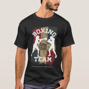 Womens Boxing Dominican Republic Combat Sport Figh T-Shirt