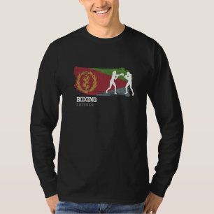 Womens Boxing Eritrea Combat Sports Fighter Boxing T-Shirt