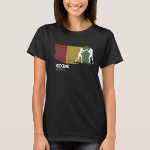 Womens Boxing Guinea Combat Sports Fighter Boxing  T-Shirt