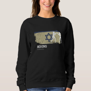 Womens Boxing Israel Combat Sports Fighter Boxing  Sweatshirt