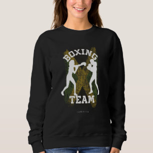 Womens Boxing Jamaica Combat Sports Fighter Boxing Sweatshirt