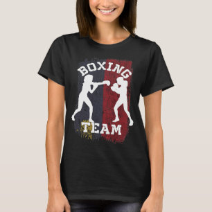Womens Boxing Liechtenstein Combat Sports Fighter  T-Shirt