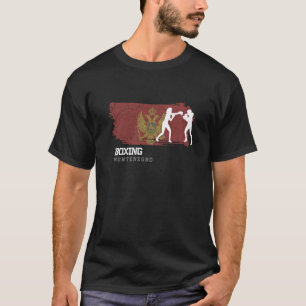 Womens Boxing Montenegro Combat Sports Fighter Box T-Shirt