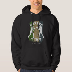 Womens Boxing Sierra Leone Combat Sports Fighter B Hoodie