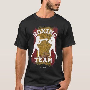Womens Boxing Spain Combat Sports Fighter Boxing T-Shirt