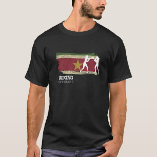 Womens Boxing Suriname Combat Sports Fighter Boxin T-Shirt