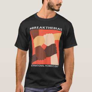 Womens Break The Bias International Women's Day 20 T-Shirt