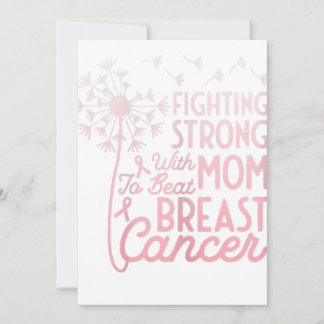 Womens Breast Cancer Awareness Daughter Support Announcement