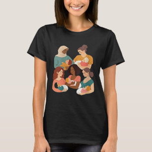Womens Breastfeeding Lactation Consultant Birth Wo T-Shirt