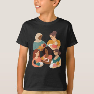 Womens Breastfeeding Lactation Consultant Birth Wo T-Shirt