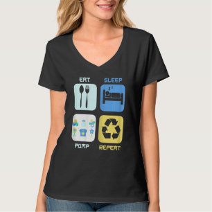 Womens Breastfeeding Newborn Breast Milk Pump Quot T-Shirt