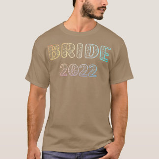 Womens Bride 2022 Bride And Groom Tees Wedding An