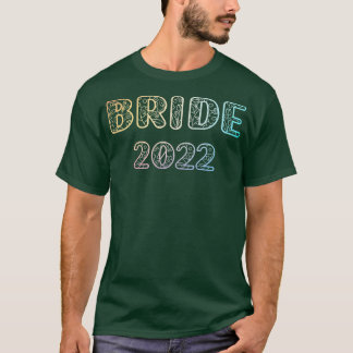 Womens Bride 2022Bride And Groom Tees Wedding Anni