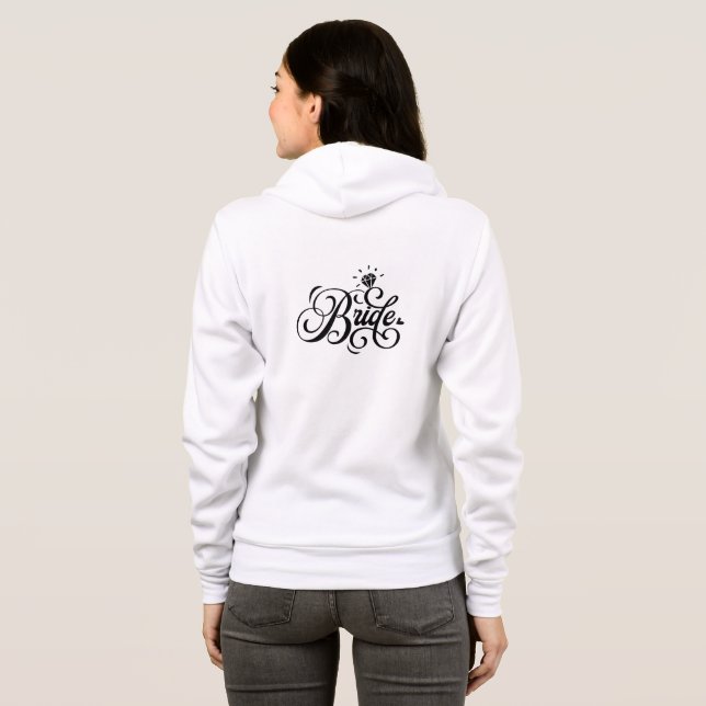 Womens Bride Hoodie (Back Full)