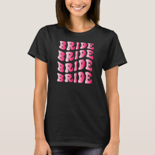 Womens Bride I Do Crew Retro Bachelorette Party Br T-Shirt