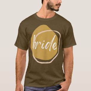 Womens BRIDE Matching TEAM BRIDE shirt for wedding