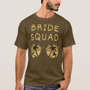 Womens Bride Squad Wedding Anniversary Bridal Part T-Shirt