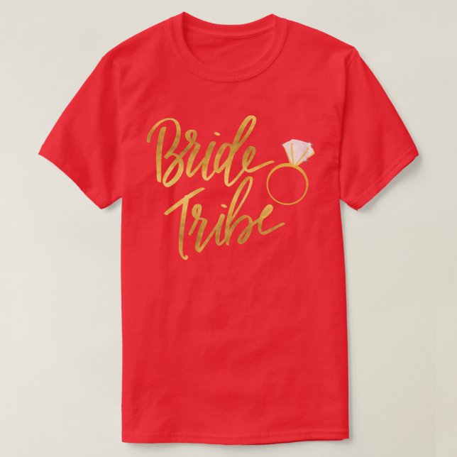 Womens Bride Tribe  T-Shirt (Design Front)
