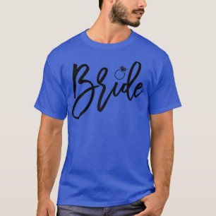Womens Bride With Ring Graphics T-Shirt