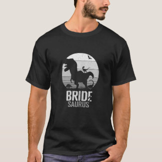 Womens Bridesaurus Dinosaur Bride Saurus Wedding M T-Shirt