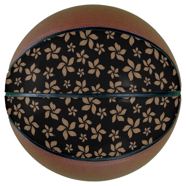 Women's Brown Floral Basketball (Front)