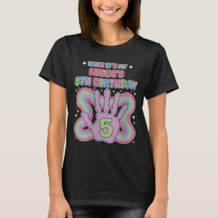 Womens Bruh, Its My Niecess 5th Birthday Aunt Uncl T-Shirt