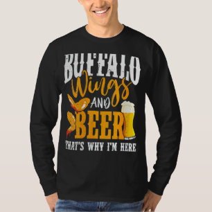 Womens Buffalo Wings Fried Chicken Hot Wing Sauce T-Shirt