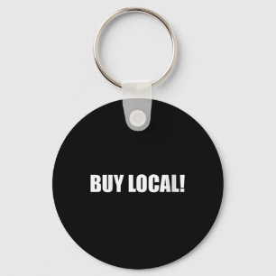 Womens Buy Local Environmental Protection, Animal Key Ring