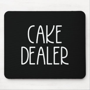 Womens Cake Er - Funny Foodie Feast Baker Quote V- Mouse Pad
