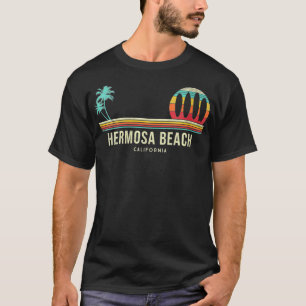 Womens California Surf Hermosa Beach Vintage Surf  T-Shirt