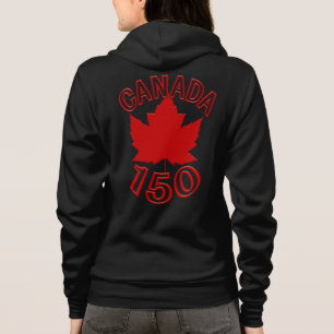 Women's Canada 150 Jacket Souvenir Sport Jacket Hoodie